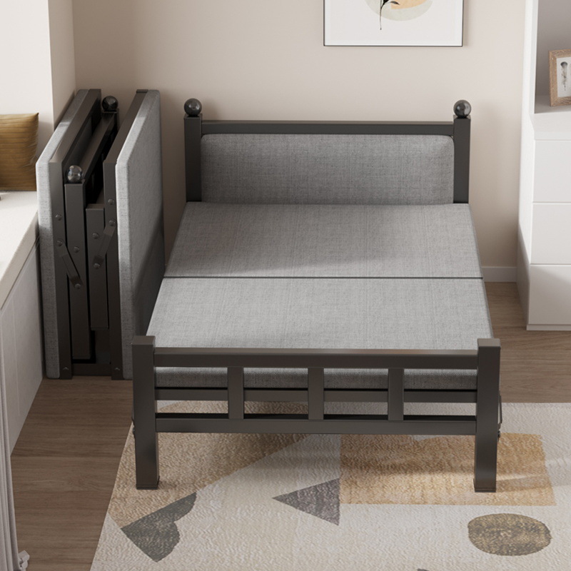 Camping Cot Foldable - Foldable Single Iron Bed Home Use