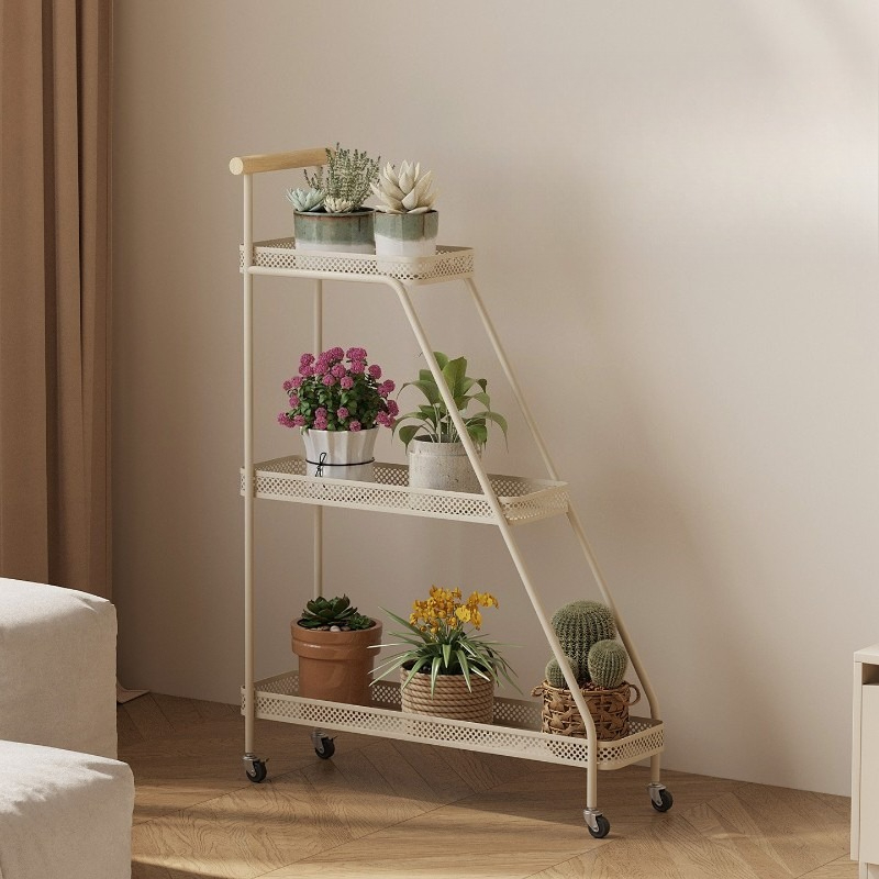 Outdoor Furniture Balcony - Balcony Plant Rack Garden Decor Movable