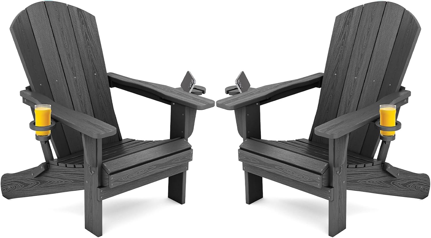 Outdoor Furniture With Fire Pit - Outdoor Folding Chairs Set Of Two,