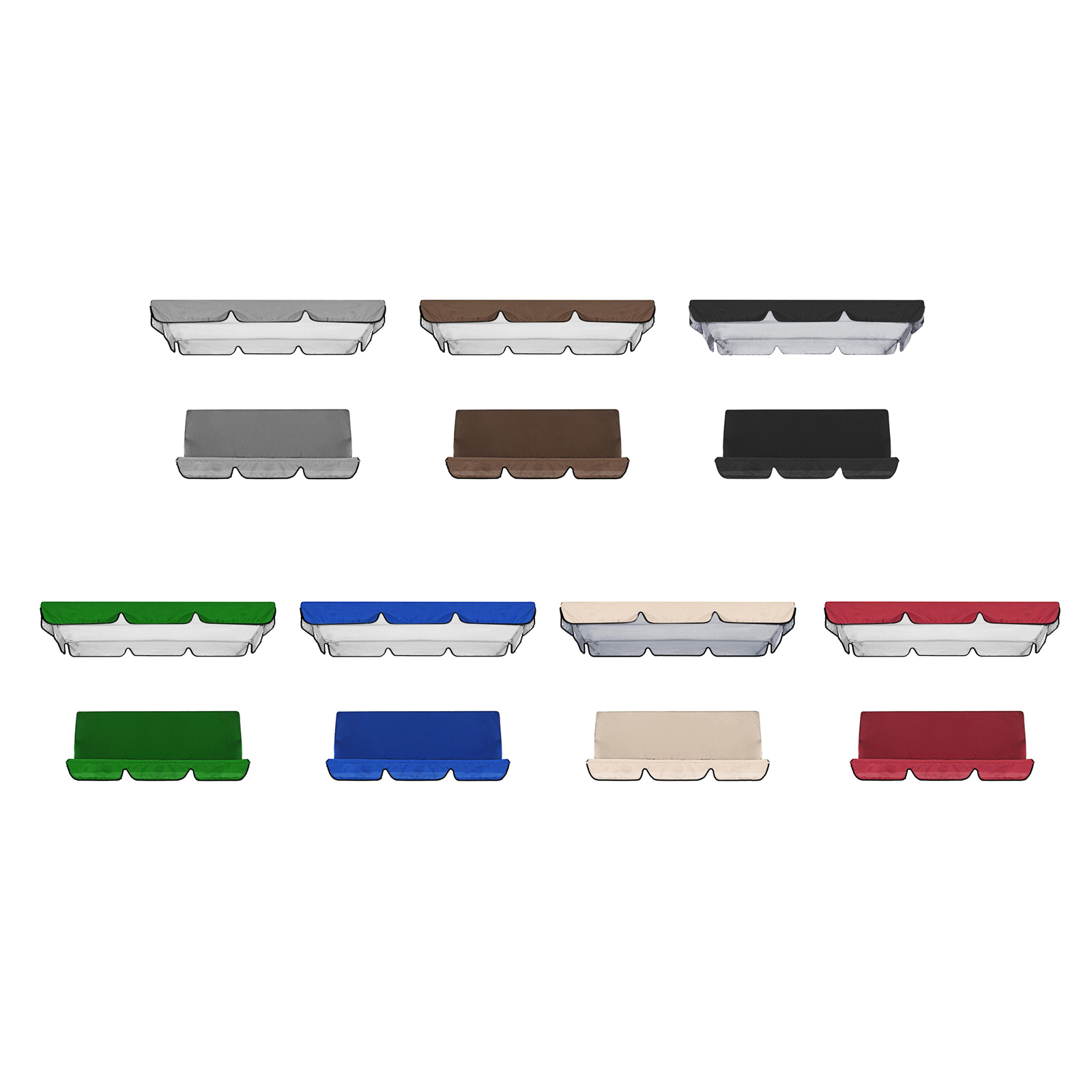 Outdoor Furniture Covers Waterproof - Outdoor Heavy Duty Patio Swing Canopy