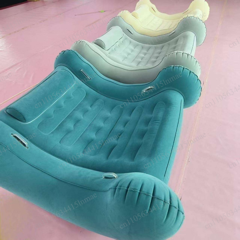 Outdoor Furniture Europe - PVC Flocked Inflatable Rocking Sofa with