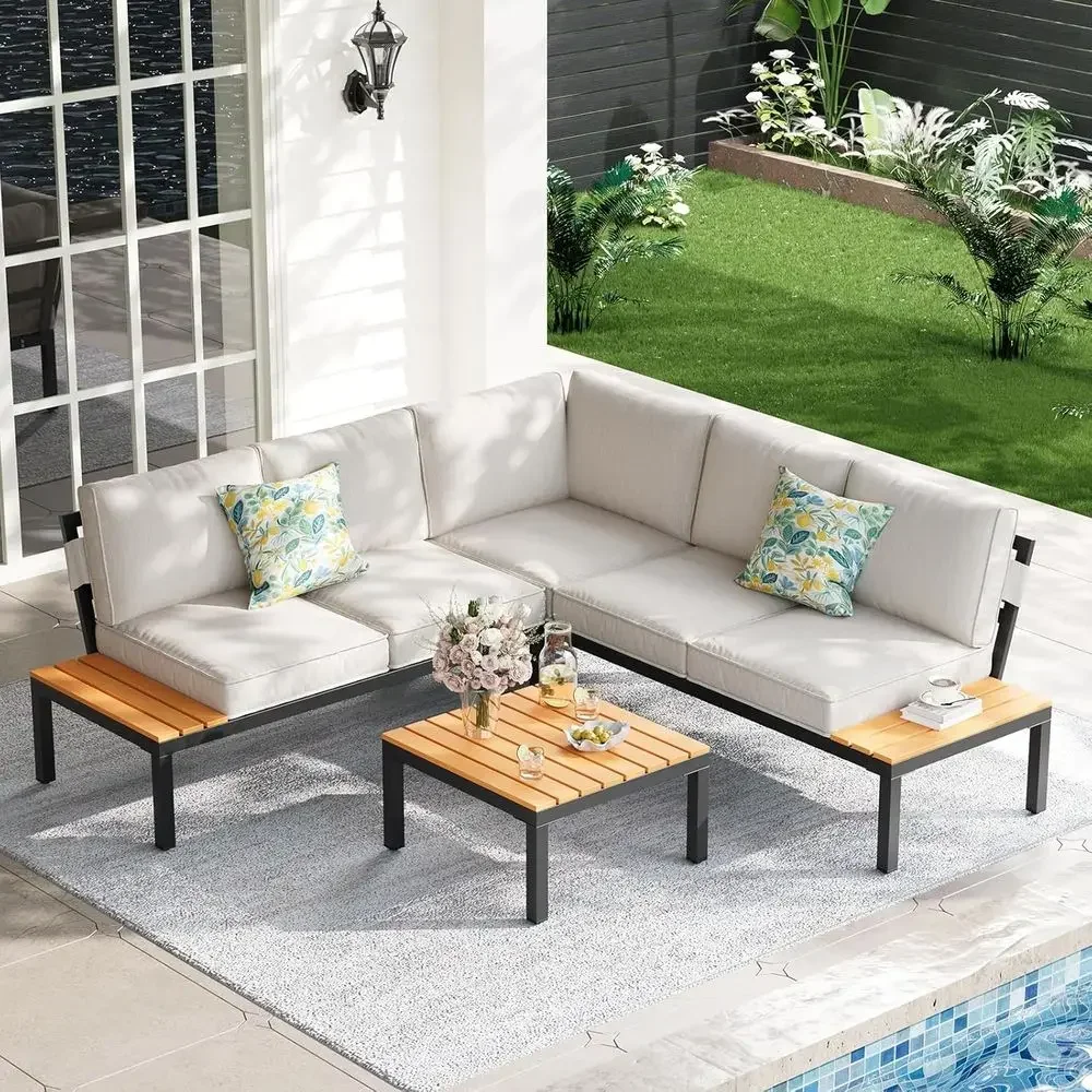 Outdoor Furniture Balcony - 5-Person Outdoor Patio Furniture Set, Durable