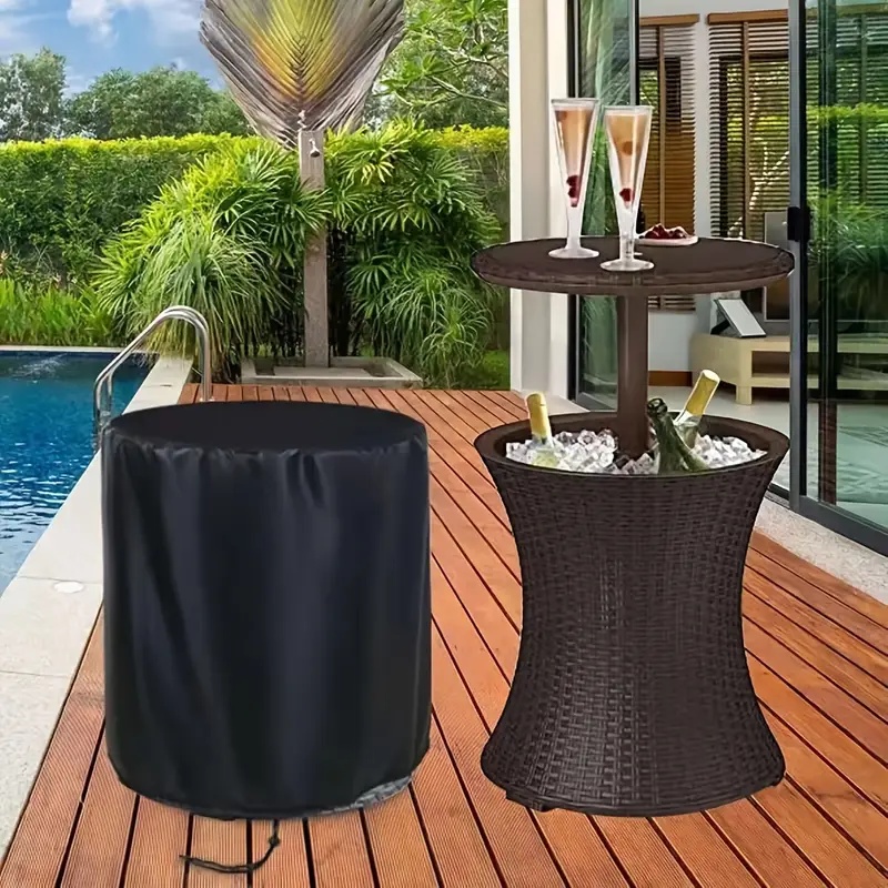 Outdoor Furniture Europe - Outdoor Woven Table Cover，Patio Table Cover,