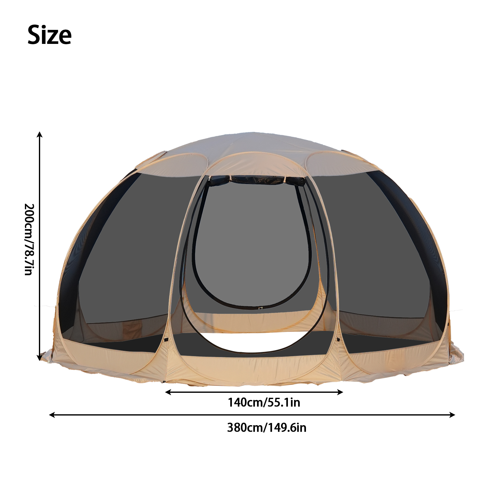 PAKICETUS Pop‑up Screen Tent 4 - đánh giá và giá Gazebo Pop Up