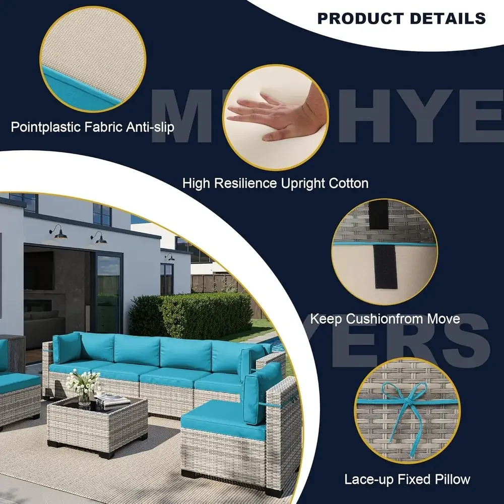 8-Piece Outdoor Patio Furnitur - đánh giá và giá Outdoor Furniture With Fire Pit