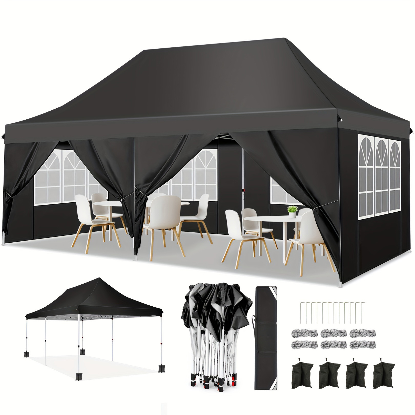 10x20FT Pop up Canopy Party Te - đánh giá và giá Gazebo Pop Up