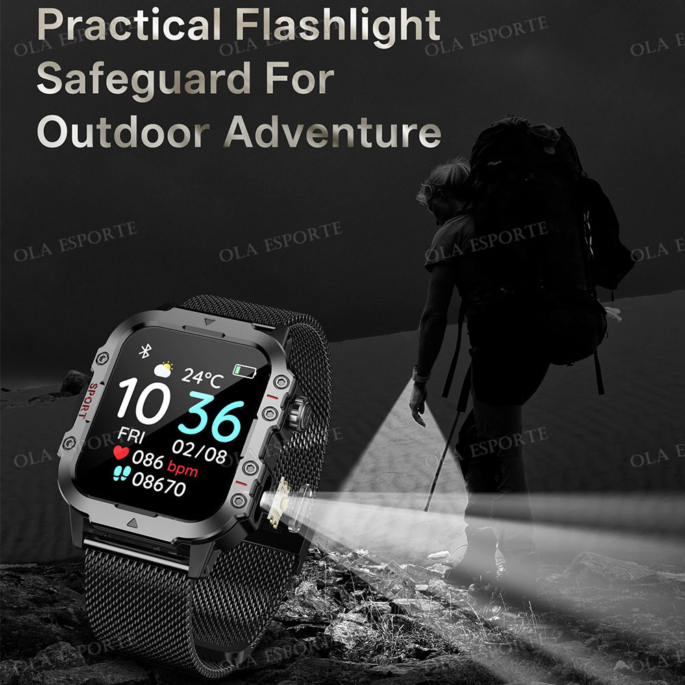 2026 Rugged Military Smart Wat - đánh giá và giá Outdoor Rug Waterproof