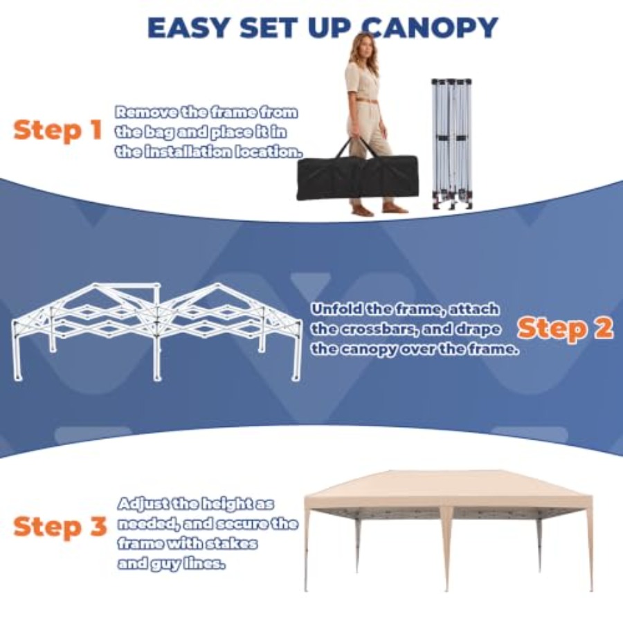 Pop up Canopy Tent Outdoor Gaz - đánh giá và giá Gazebo Pop Up