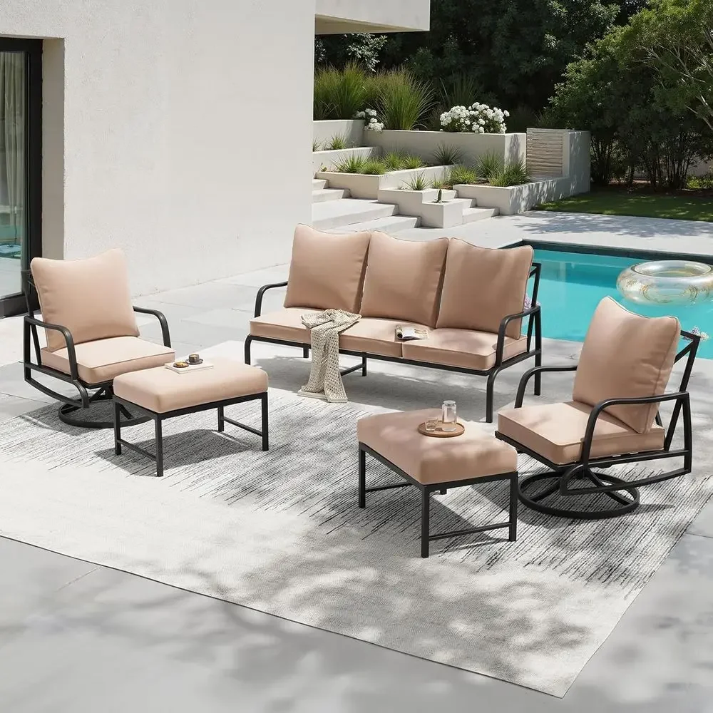 5-Piece Outdoor Patio Furnitur - đánh giá và giá Outdoor Furniture Balcony