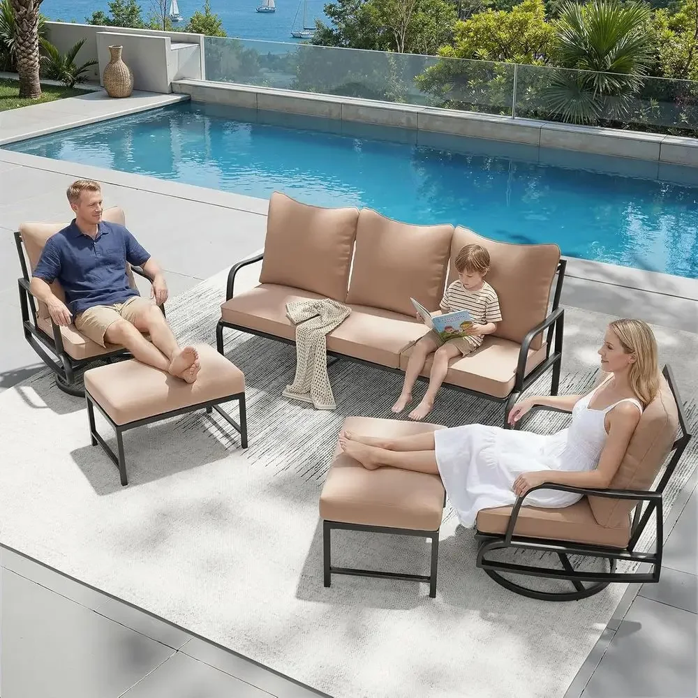 5-Piece Outdoor Patio Furnitur - đánh giá và giá Outdoor Furniture Balcony