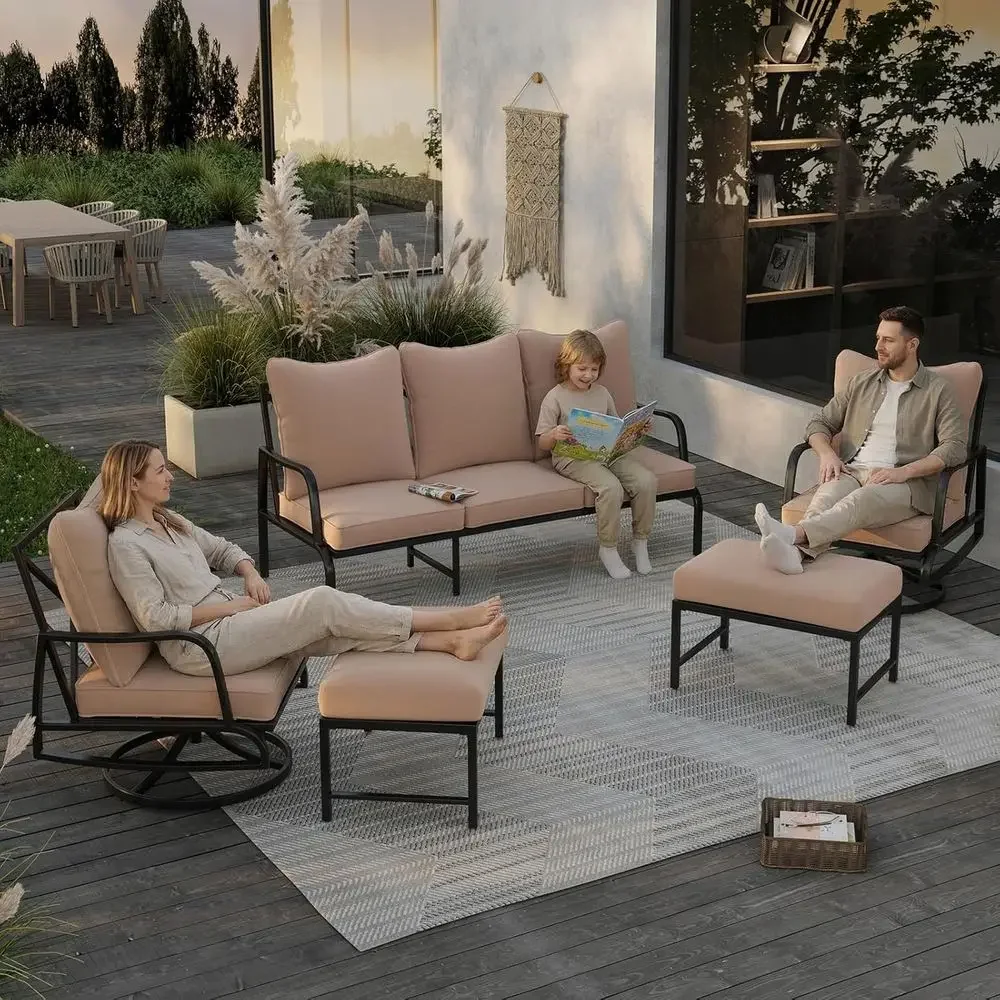 5-Piece Outdoor Patio Furnitur - đánh giá và giá Outdoor Furniture Balcony
