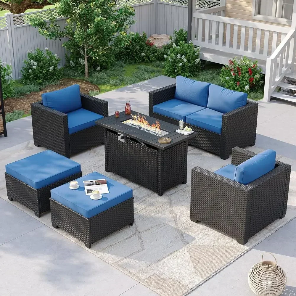 6-Seat Outdoor Patio Furniture - đánh giá và giá Outdoor Furniture With Fire Pit