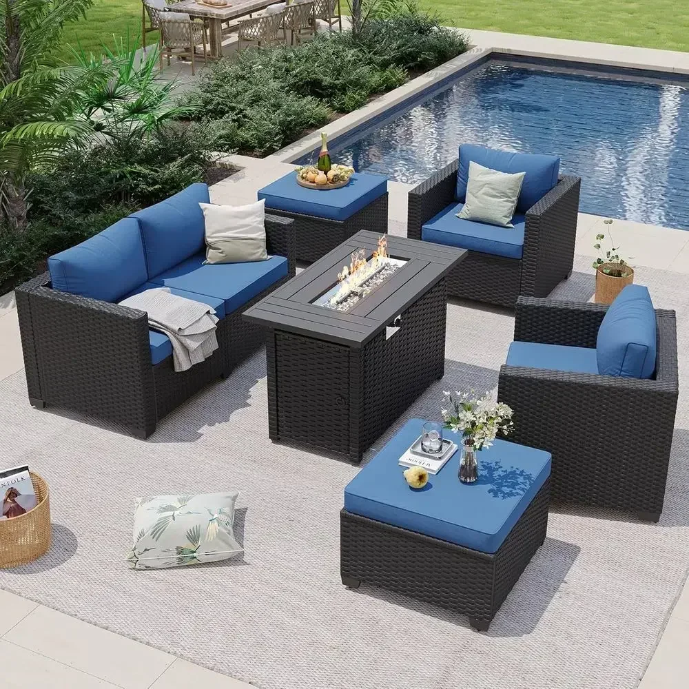 6-Seat Outdoor Patio Furniture - đánh giá và giá Outdoor Furniture With Fire Pit