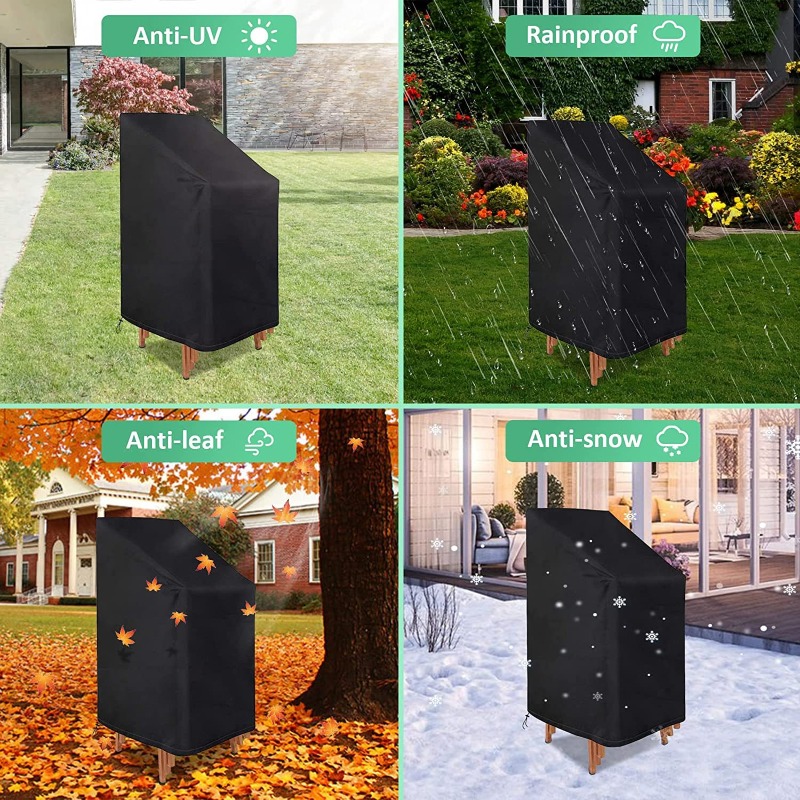 1/2/PCS Stacked Chair Dust Cov - đánh giá và giá Outdoor Furniture Covers Waterproof