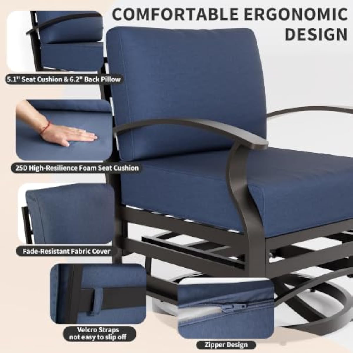 Five-item outdoor lounge ensem - đánh giá và giá Outdoor Furniture No Cushions