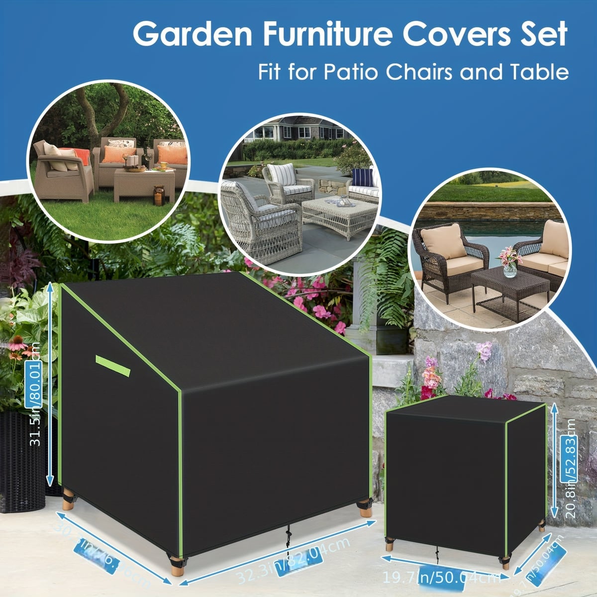 3 Pack Outdoor Patio Chair Cov - đánh giá và giá Outdoor Furniture Covers Waterproof