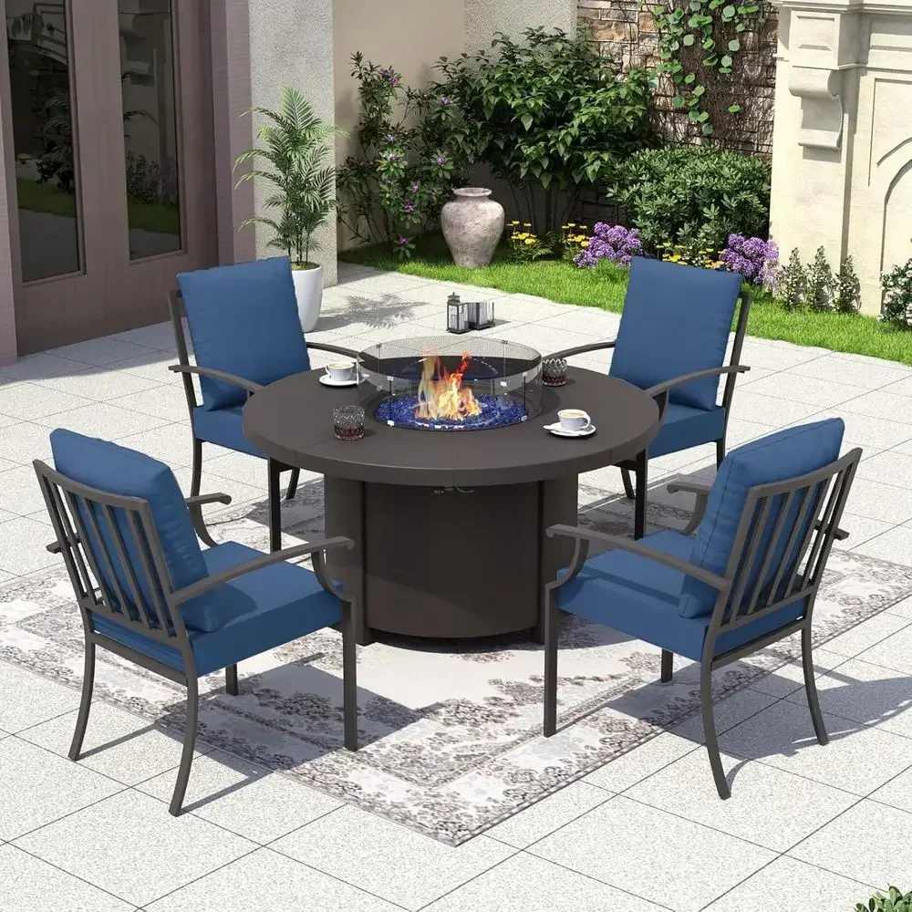 5-Piece Outdoor Patio Furnitur - đánh giá và giá Outdoor Furniture With Fire Pit
