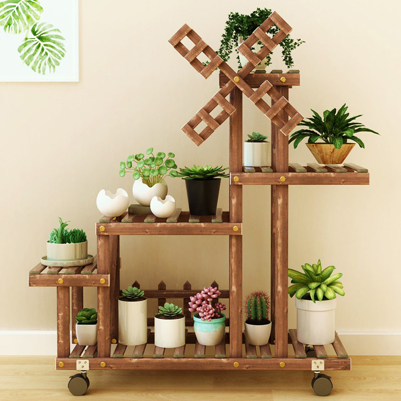Balcony multi-layer plant stan - đánh giá và giá Outdoor Furniture Balcony