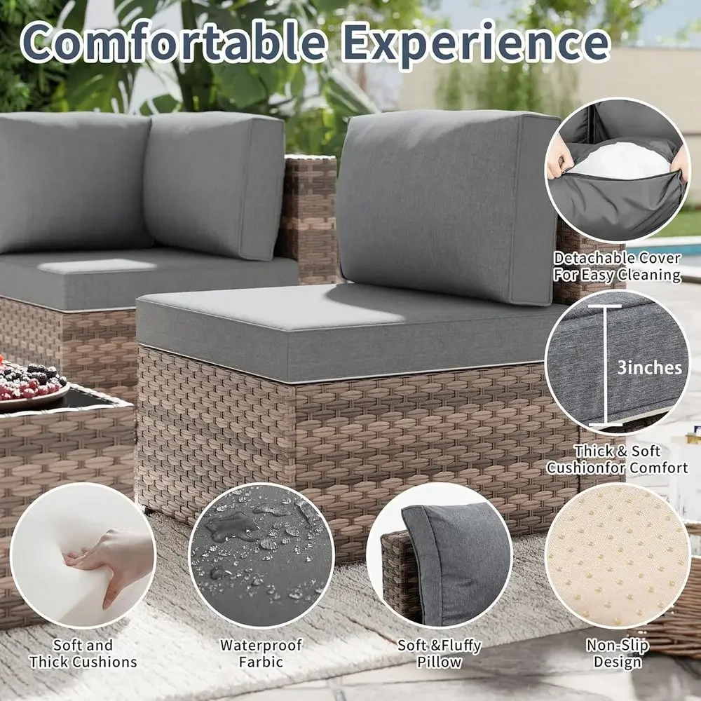 5-Piece Outdoor Patio Furnitur - đánh giá và giá Outdoor Furniture With Fire Pit