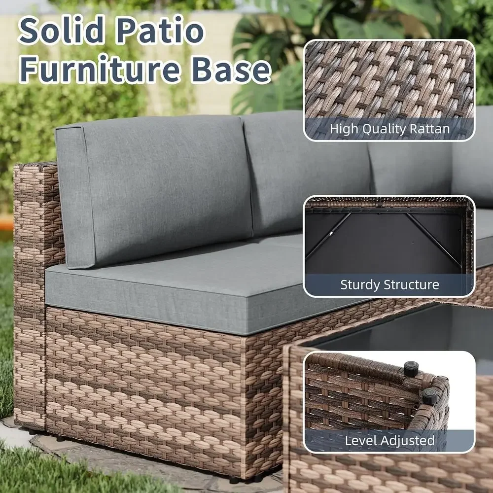 5-Piece Outdoor Patio Furnitur - đánh giá và giá Outdoor Furniture With Fire Pit