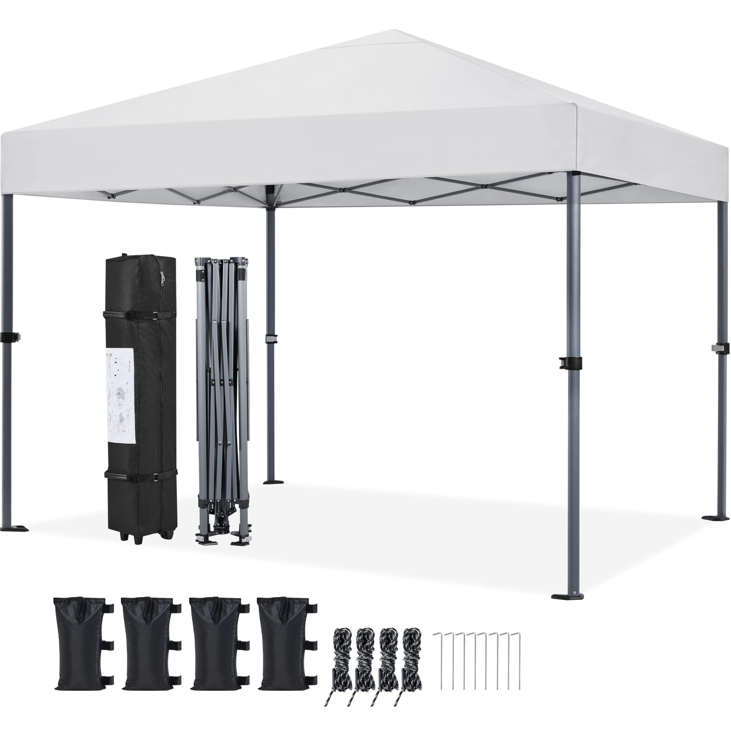 10x10 Pop Up Canopy Tent 1-But - đánh giá và giá Gazebo Pop Up