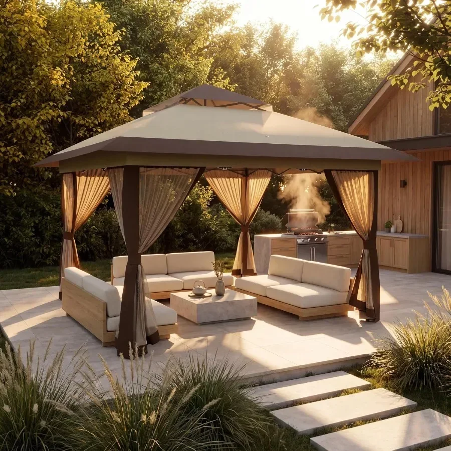 Pop Up Gazebo Canopy Tent with - đánh giá và giá Gazebo Pop Up