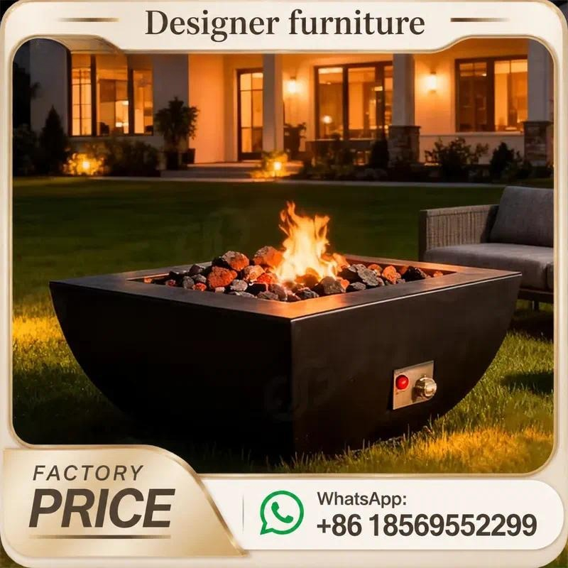 Custom Outdoor Gas Fire Pit Ta - đánh giá và giá Outdoor Furniture With Fire Pit