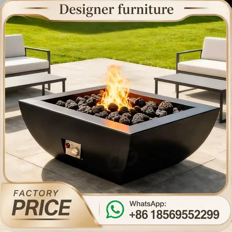 Custom Outdoor Gas Fire Pit Ta - đánh giá và giá Outdoor Furniture With Fire Pit