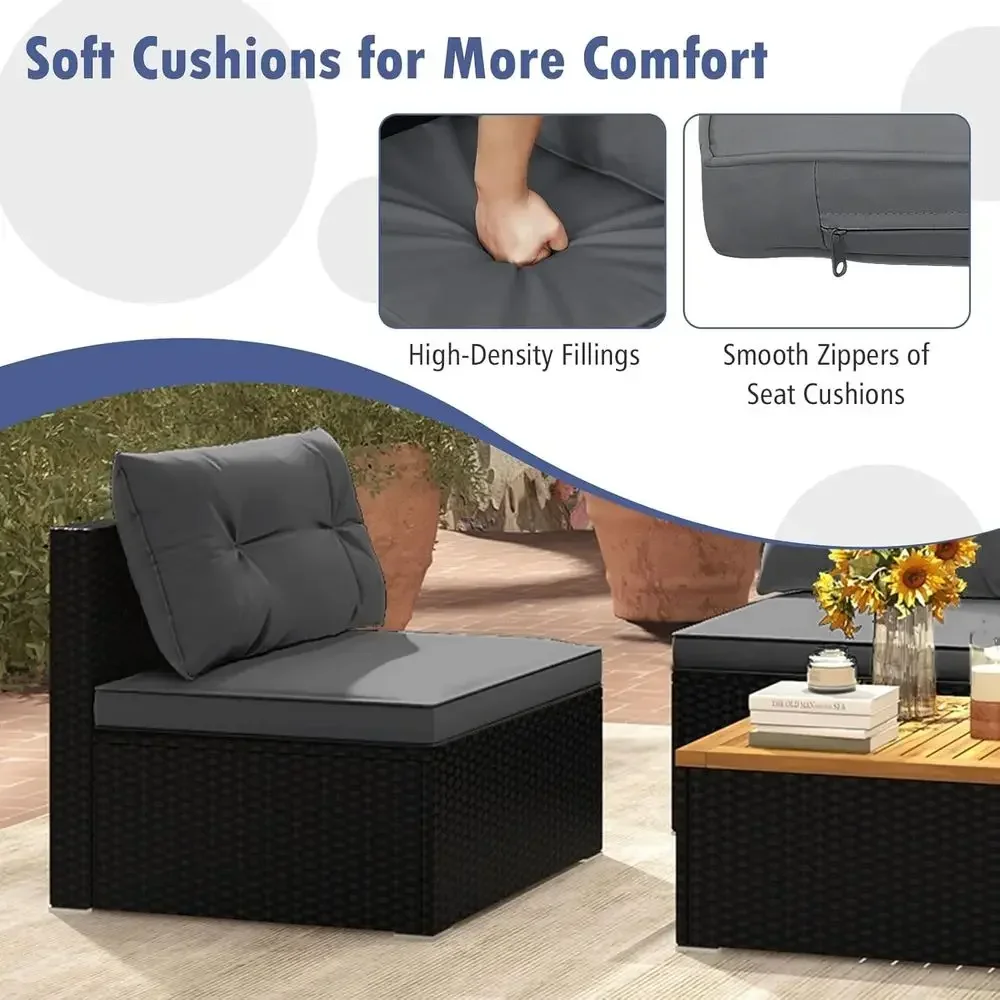 Gray Outdoor Wicker Patio Furn - đánh giá và giá Outdoor Furniture Balcony