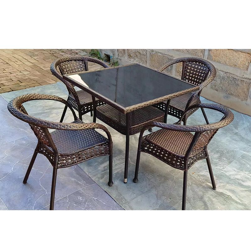 Outdoor rattan tables and chai - đánh giá và giá Outdoor Furniture Balcony