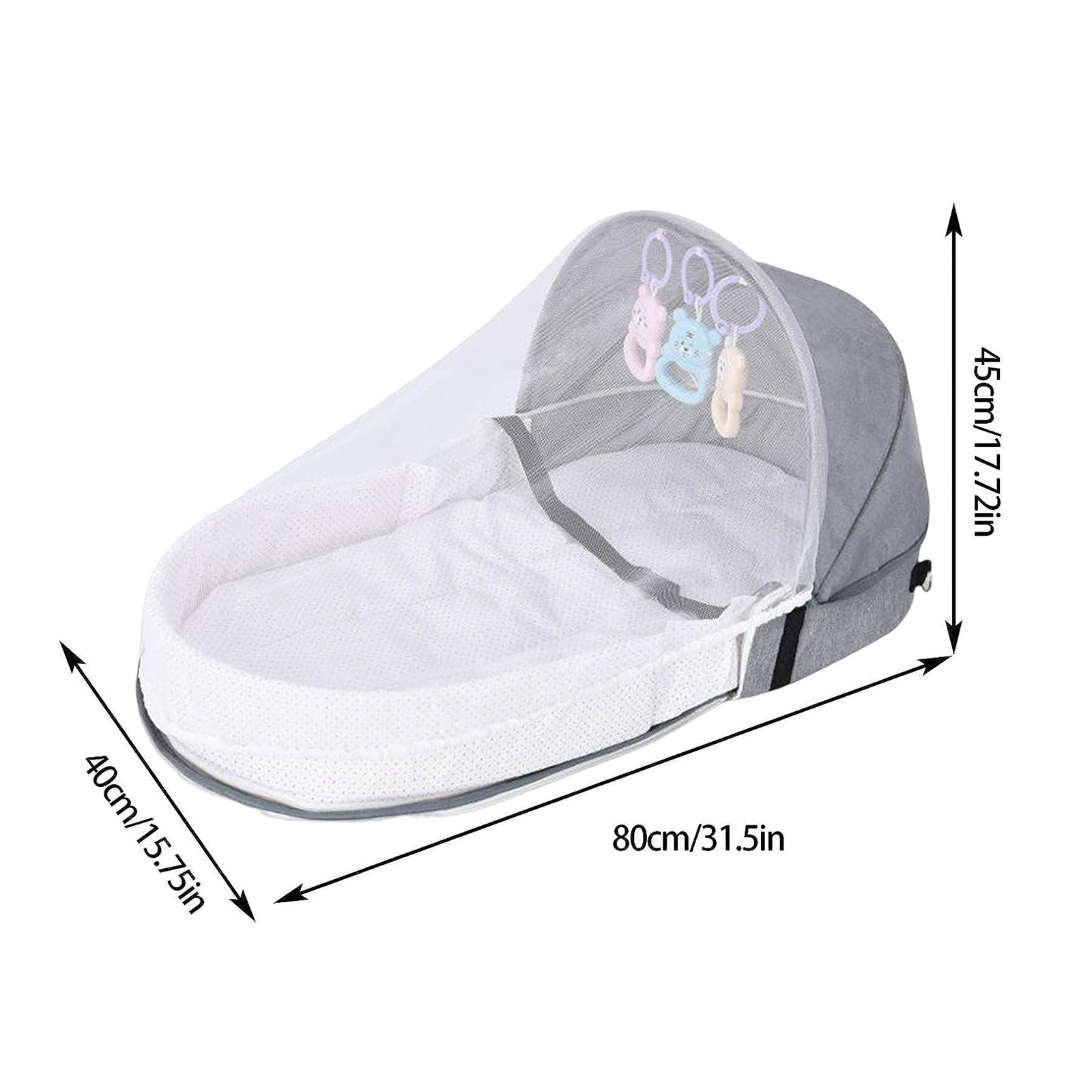 Baby Bed Folding Portable Baby - đánh giá và giá Camping Cot Foldable