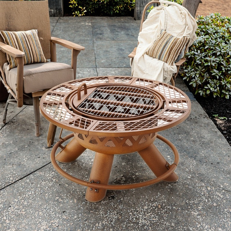 2026 Modern Outdoor Steel Char - đánh giá và giá Outdoor Furniture With Fire Pit
