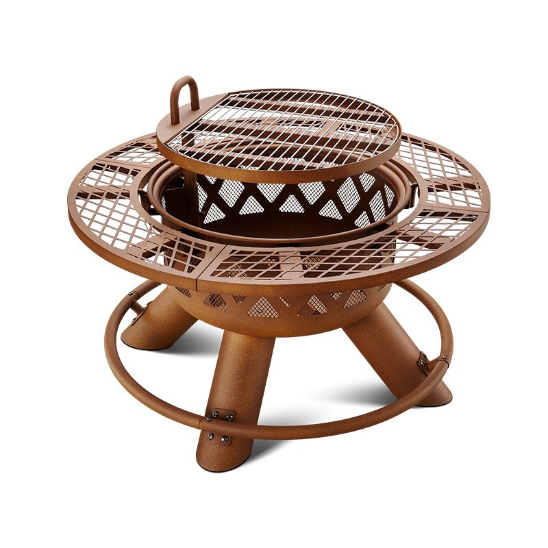 2026 Modern Outdoor Steel Char - đánh giá và giá Outdoor Furniture With Fire Pit