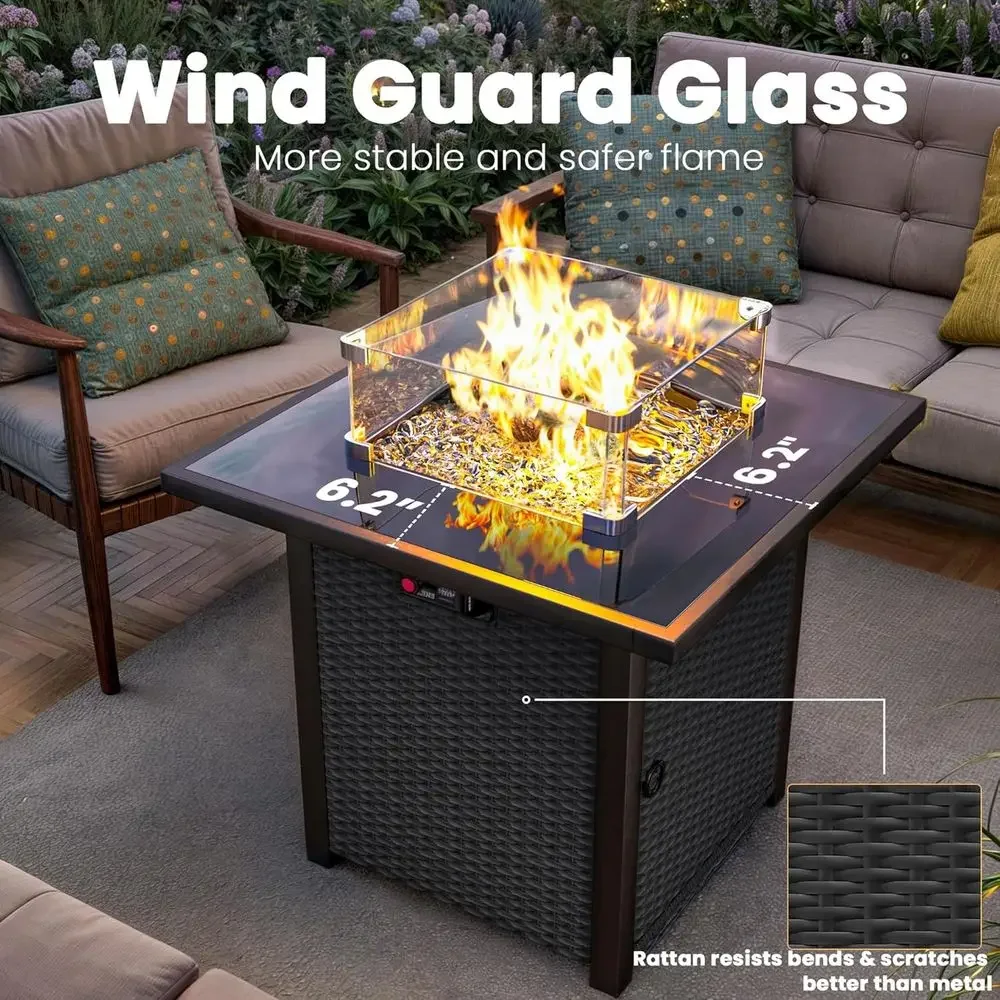 9-Piece Outdoor Patio Furnitur - đánh giá và giá Outdoor Furniture With Fire Pit