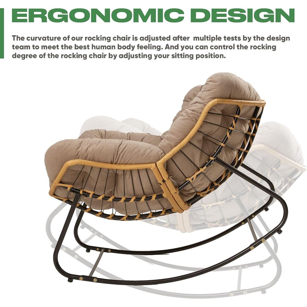 Papasan Chair with Cushion, Ov - đánh giá và giá Outdoor Furniture No Cushions
