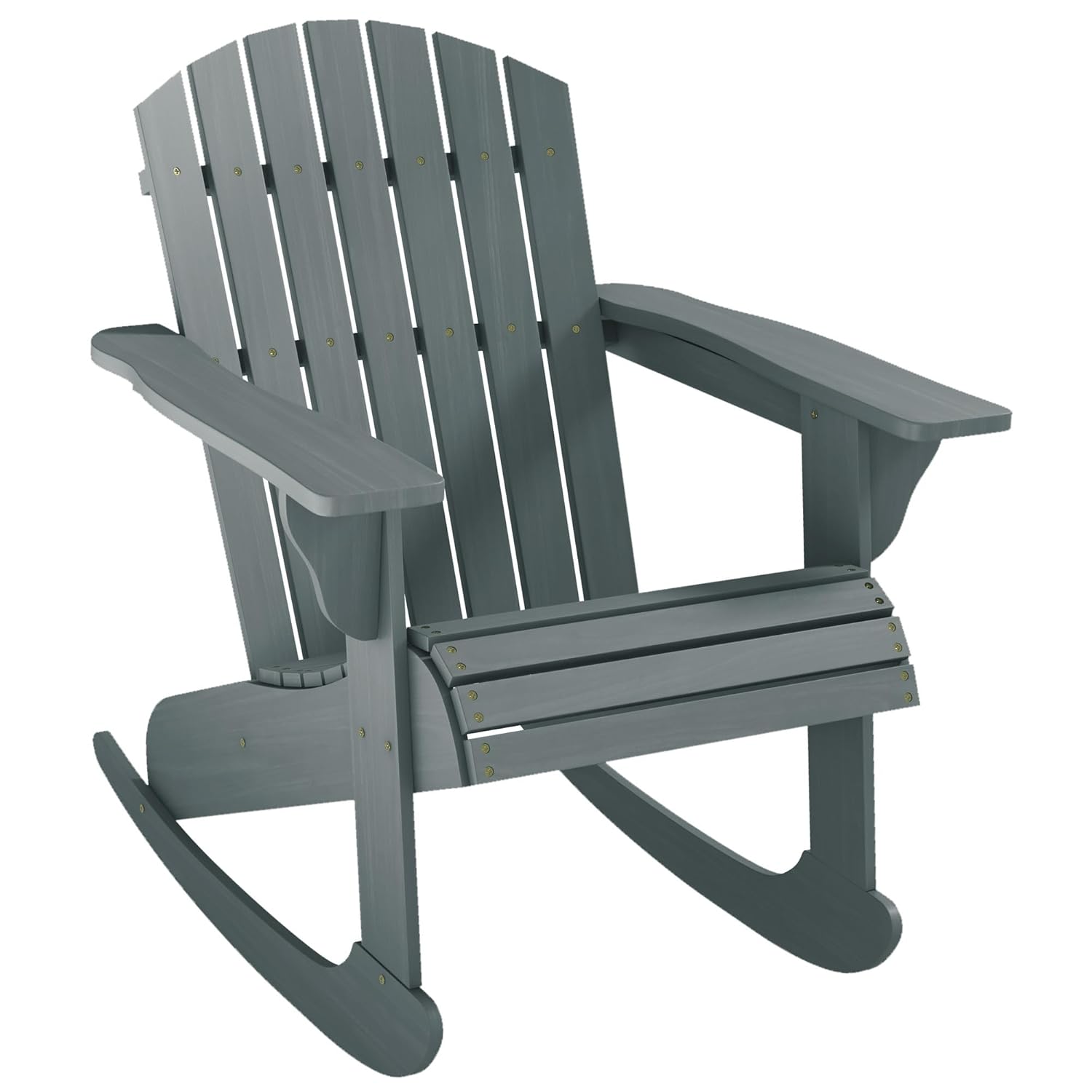 Slatted Wooden Adirondack Rock - đánh giá và giá Outdoor Furniture With Fire Pit