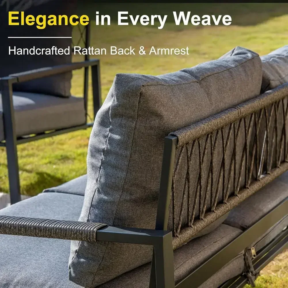 5-Piece Modern Outdoor Patio F - đánh giá và giá Outdoor Furniture Balcony