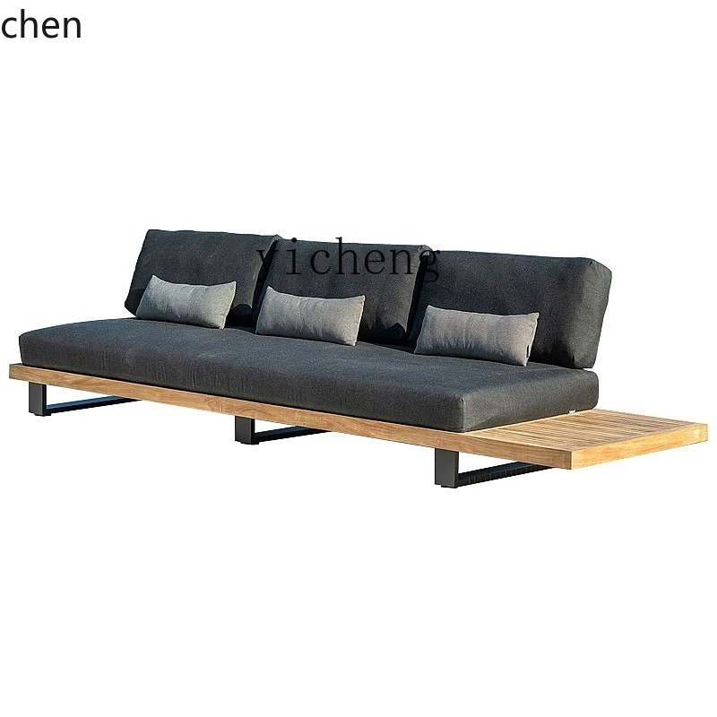 HYS outdoor teak sofa courtyar - đánh giá và giá Outdoor Furniture Balcony